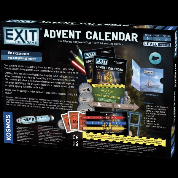 EXIT - Christmas Advent Calendar - The Missing Hollywood Star (2024)